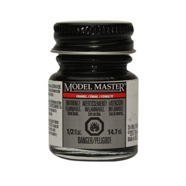 Testor'S 2721 1/2 Oz Classic Black Gloss Model Master Auto Enamel Paint