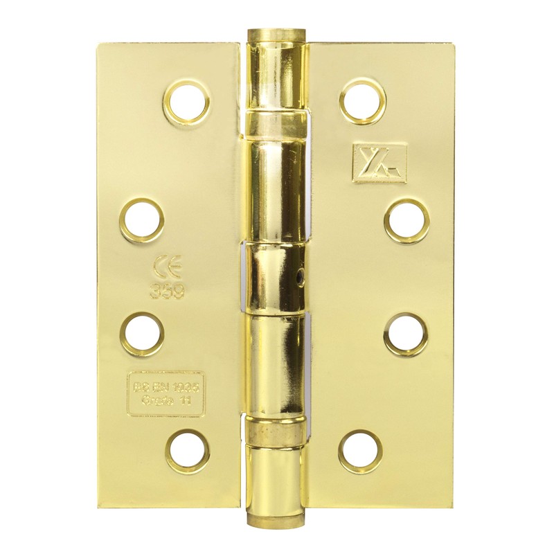 Excel XL869 Pair of 4" Grade 11 Door Hinges, Polished