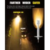 CHOPDARK H1 LED Bulb 3000K Yellow Light Fog Lamps 1:1