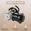 QCESEV Power Steering Pump with Pulley & Reservoir Compatible with