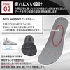 O.M.C. Tokyo Insole, with Ergonomic Impact Absorption, black