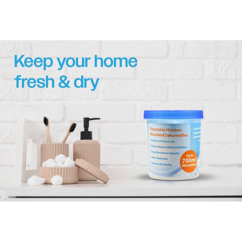 Prem-I-Air Desiccant Moisture Absorber Controller Drying Dehumidifier Reduces Damp, Humidity