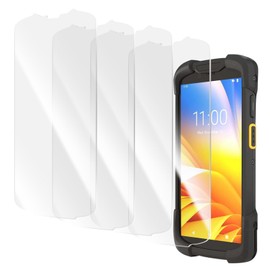 Laratechuu 4PCS Tempered Glass Screen Protector for Zebra TC73 TC78 Barcode Scanner Glass Protectors 9H Scratch-resistant HD Protective TC73 Screen Protector