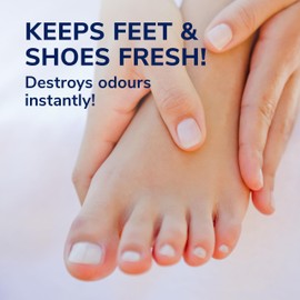 Dr. Scholl's Ultra Odour-Fighting Foot Powder with Sweat Max Technology-Keeps Feet and Shoes Fresh and Dry, Controls Foot Wetness, Destroys Foot Odours Instantly and Provides All-Day Odour Protection