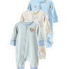 NEXT 3 Pack Baby Bear Pyjamas, blue, 6-9 months