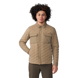 Mountain Hardwear StretchDown Light Shacket, Trail Dust, M