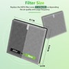 Borgodf 2 Pack 3-in-1 PEAIRPLG Replacement Filter Compatible with Pure
