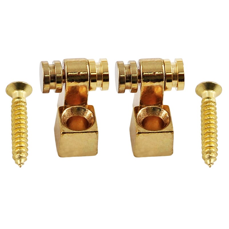 Jersvimc 2 Pcs Guitar Roller String Tree, Gold String Tree