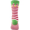 Calcetines de elfo de Navidad, calcetines de rayas para hombres