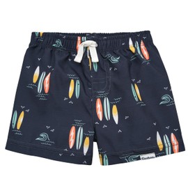 Gerber Boys' Toddler 2-Pack Swim Trunks, Orange Surf