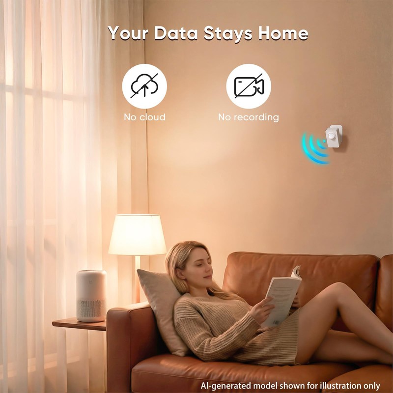 WiFi Motion Sensor for Home Security, Smart PIR Motion Detector