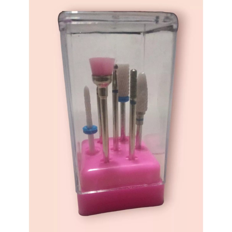 Kalanzi Puntas De Drill Para Uñas En Cajita 7 Piezas