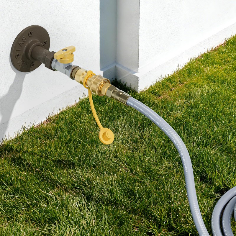 Rushare 1/2 Inch Natural Gas Quick Connect Fitting for Natural