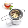 WANGCL Stainless Steel Tea Strainer Sitting in Cups with Folding