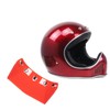Universal 5-Snap Visor for Open Face Motorcycle Helmet Wind Flip