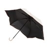 Francfranc Bi-Color Piping Folding Umbrella, 18.5 inches (47 cm), For