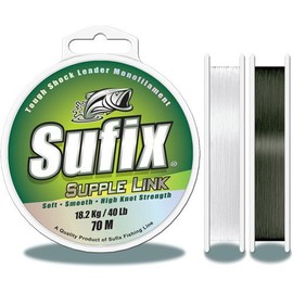 Sufix Supple Link Black 70 m 20 lb Chalk Line Leader
