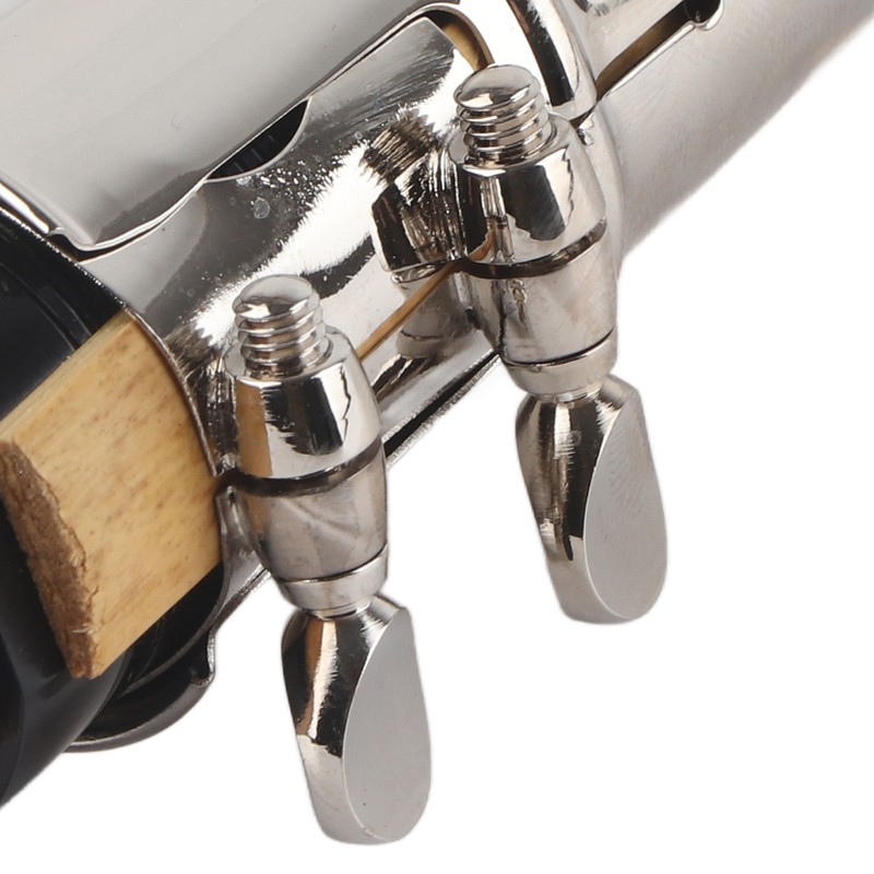 Clarinet Mouthpiece Kit with Ligature and Plastic Cap Portable Black