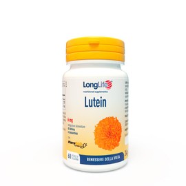 LongLife® Lutein | Luteina e Zeaxantina | Con FloraGlo® | Estratto da Tagetes erecta | Benessere della vista | Azione antiossidante | Fino a 2 mesi di trattamento | Senza glutine e doping free