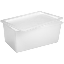 SP Bel-Art Polypropylene Instrument Tray with Cover; 11 x 6 x 5 in. (F16191-0000)