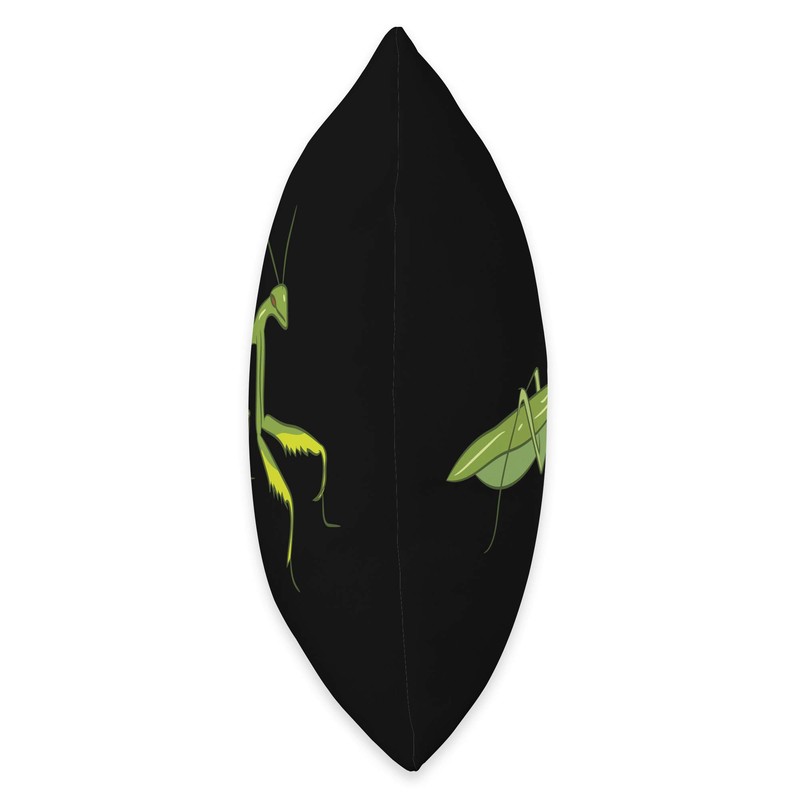 Cute Praying Mantis Love Funny Praying Mantis Throw Pillow