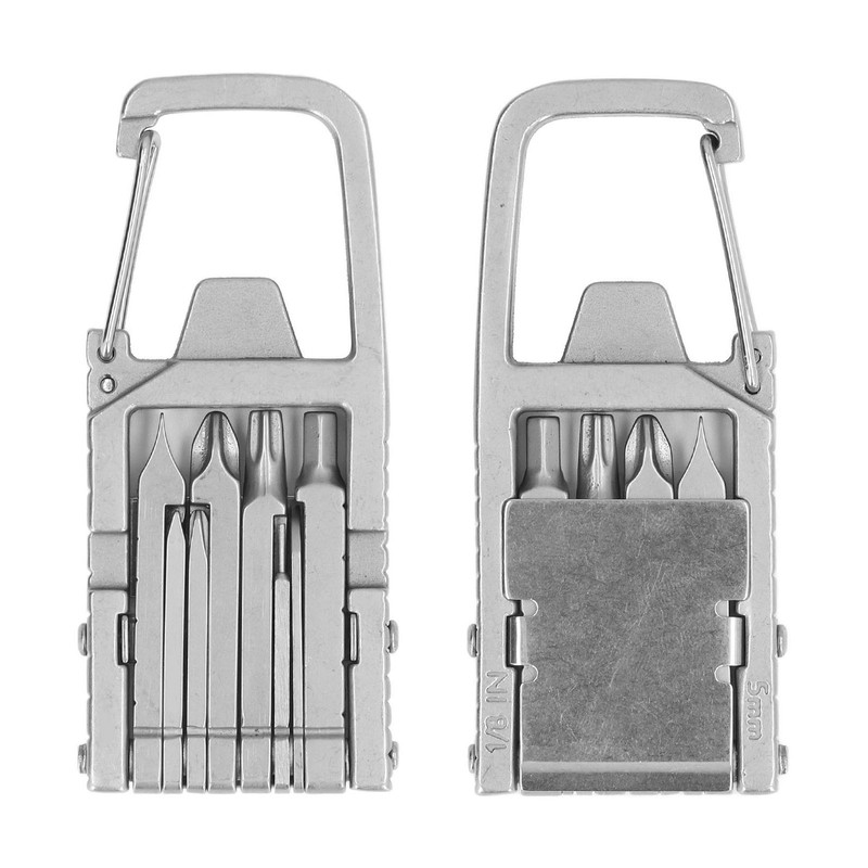 Keychain Multitool 12 in 1 Folding Multi Tool Stainless Steel