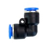 HATOOLHA® Push-to-Connect Fittings 10 Pcs Air Line Quick Connector Pneumatic