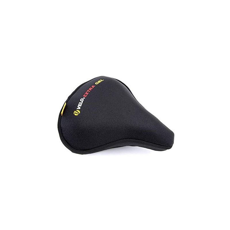 Velo Jungen Sattelüberzug Plush, Extra Gel, DaHerren, Schwarz, S