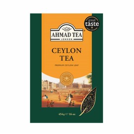 Ahmad Tea Black Tea, Ceylon Loose Leaf, 454g - Caffeinated & Sugar-Free