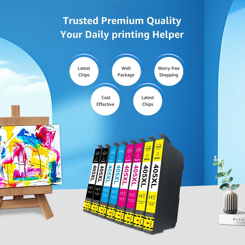 Yongairuink 405XL Ink Cartrdige Replacment for 405 XL Multipack for