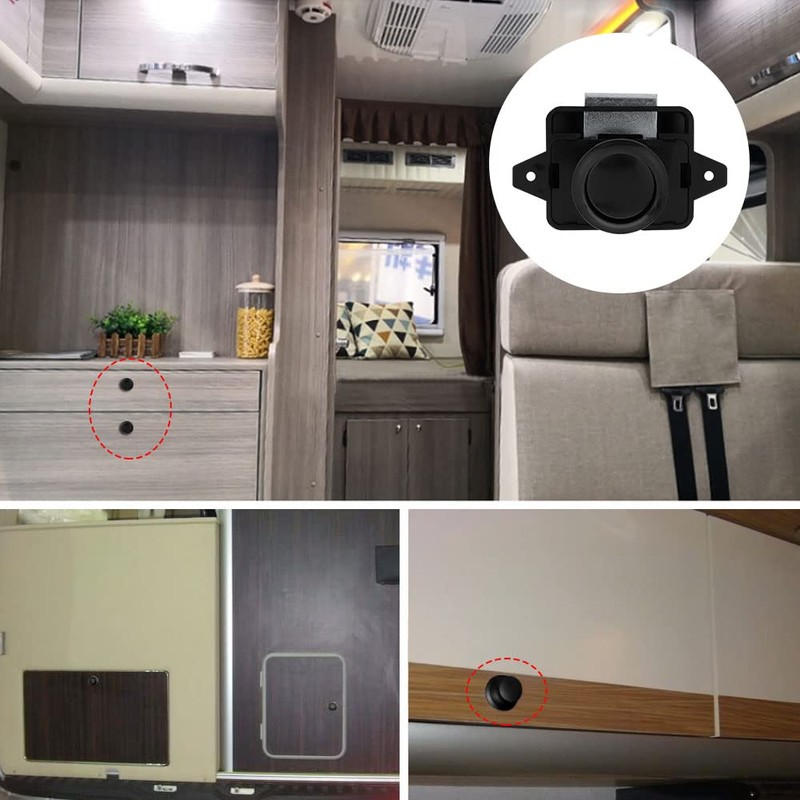 Push Button Drawer Lock,15-18mm Keyless Push Button Door Lock for