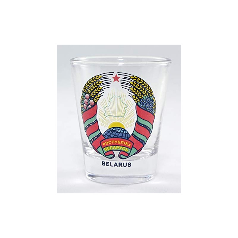 Belarus Coat Of Arms Shot Glass
