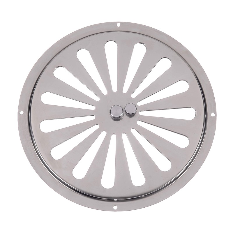Adjusted Circular Air Vent Grate INOX AISI 316, Stainless Steel