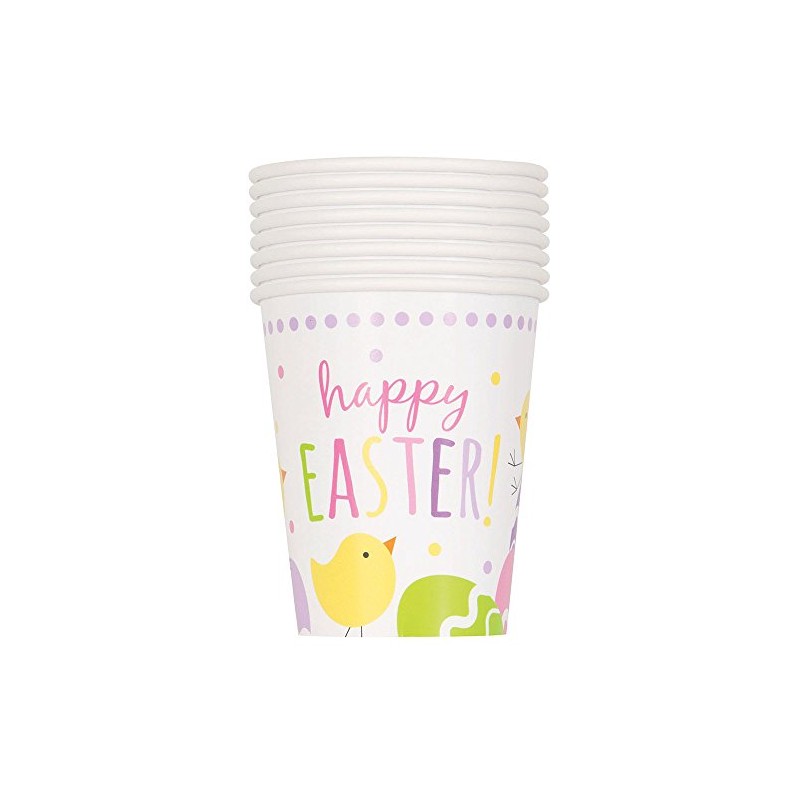 Unique U58606 Cute Easter 9 oz Paper Party Cups x