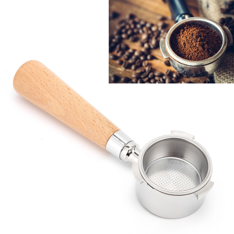 Coffee Bottomless Portafilter Stainless Steel Filter Holder Basket Replacement Tool