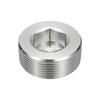 sourcing map 1Pcs Male Thread Socket Pipe Plug, NPT 1-1/2"