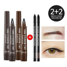 2+2행사리르 포크 타투아이브로우 2개+젤 아이라이너 2개 2+2 Promotion: Fork Tattoo Eyebrow (2 pieces) + Gel Eyeliner (2 pieces)