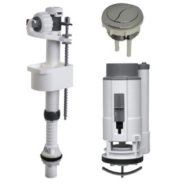 Kit Completo de Descarga Dual para Sanitarios de una Pieza con Botón Superior marca SIAMP