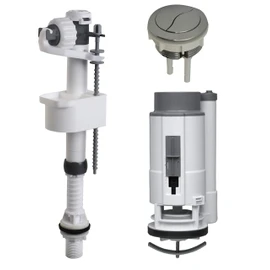 Kit Completo de Descarga Dual para Sanitarios de una Pieza con Botón Superior marca SIAMP