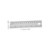 SHINEOFI Stainless Steel Cork Back Ruler Non Slip Metal Measuring