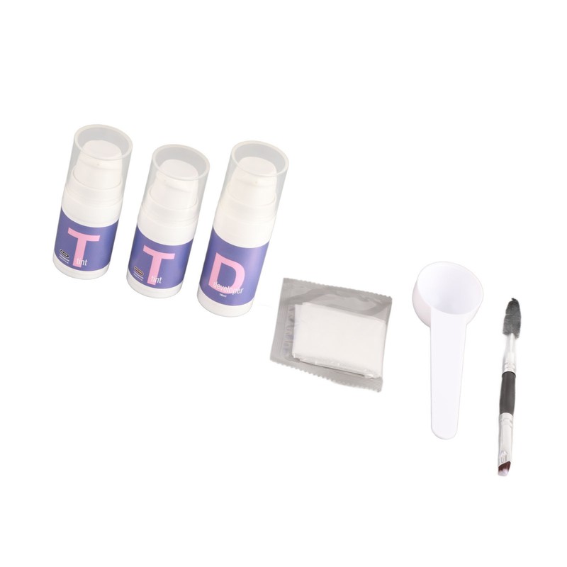Eyebrow Tint Kit Semi Permanent High Pigment Instant Result Long