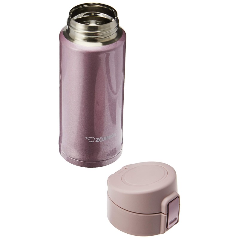 Zojirushi SM-KHE36AG - Taza de acero inoxidable, Lavendar Pink, 354,88ml,