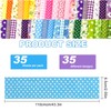 Sewed Patchwork Fabric, 35PCS DIY Cotton Soft 6.5cm*110cm Breathable Printed