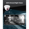 ZOSI 1080p Dome Security Cameras (Hybrid 4-in-1 HD-CVI/TVI/AHD/960H Analog CVBS),2MP