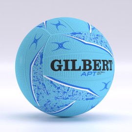 Gilbert APT Training Netball, All Blue, Size 4