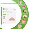 NeuHeils Silicone Foam Dressing with Border 6"x6", 5 Pack for