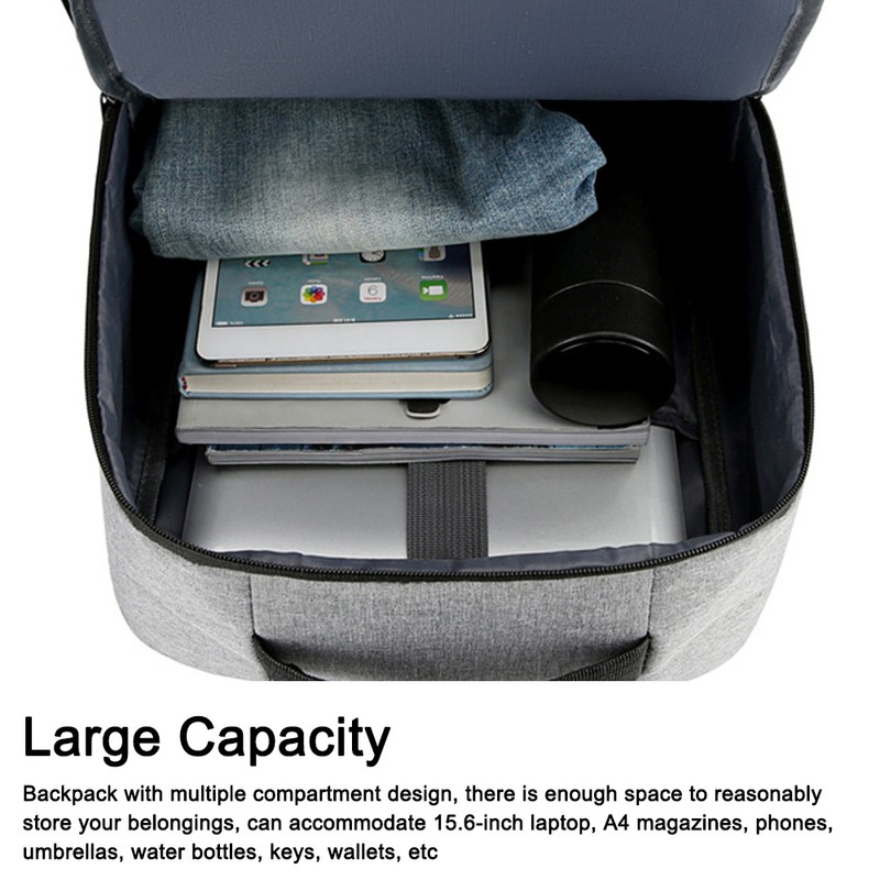 Portable Backpack Camping Travel Bag Business Daypack with USB Charging