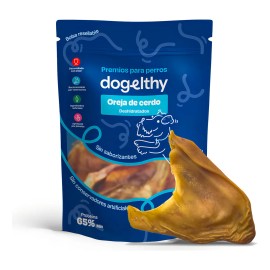 Dogelthy Premios De Orejas De Cerdo Deshidratadas Para Perro