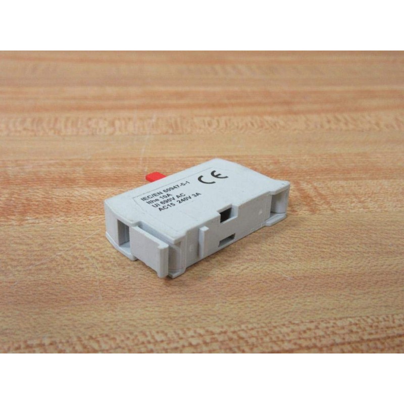 BACO CONTROLS 33S01 Contact Block, 3 AMPS, 240 VAC, 6