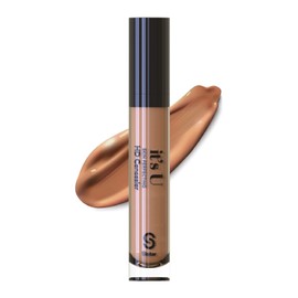 Sistar it's U Skin Perfecting HD Concealer Full Coverage Lightweight Long Lasting Correcting Liquid Contour Cover Masker Makeup 5 ml / 0.17 fl. oz (Toffee)